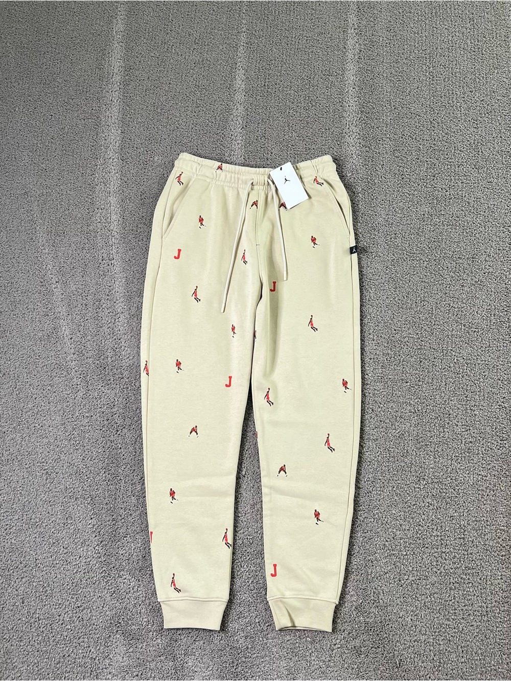 Jordan Essentials All Over Print Fleece Joggers Men's Size Medium
